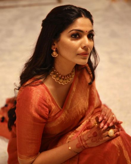 Pooja Sawant Irkal Saree