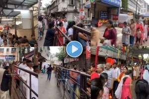 Pune's Favourite Bappa Long Queues at Shrimant Dagdusheth Temple in Pune Viral Video