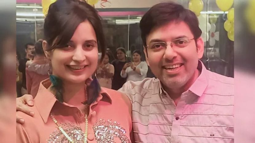 Rajeev Kumar Dubey and his wife Rashmi Dubey