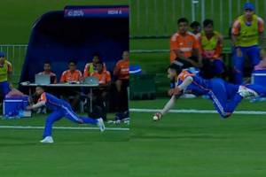 IND vs PAK Ramandeep Singh Takes Stunning One Handed Catch Near Boundary Line Watch Video India A V Pakistan A Emerging Aisa Cup 2024