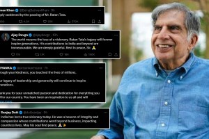 Bollywood celebrity share emotional post on ratan tata death