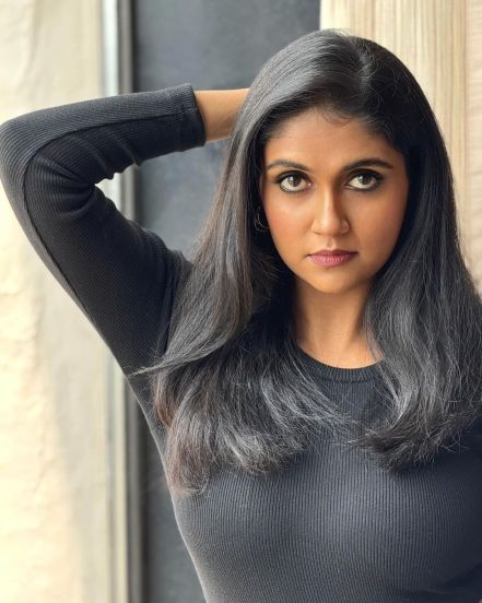 Rinku Rajguru Black Top Skirt Look