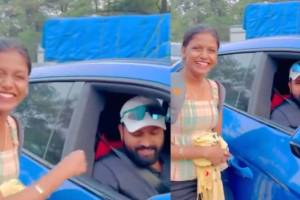 Rohit Sharma Stops Car on Mumbai Busy Road and Wishes Female Fan on Her Birthday Video Goes Viral