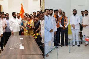 Sanjana Jadhav and Vilas Tare joined Shiv Sena in the presence of Chief Minister Eknath Shinde