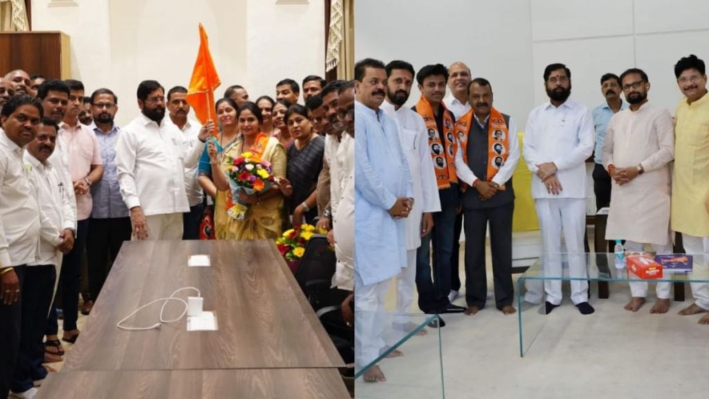 Sanjana Jadhav and Vilas Tare joined Shiv Sena in the presence of Chief Minister Eknath Shinde