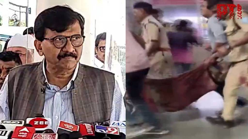 Sanjay Raut bandra station stampede