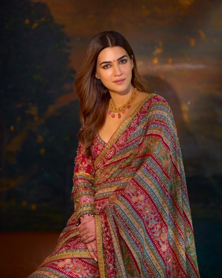 Kriti Sanon saree look 