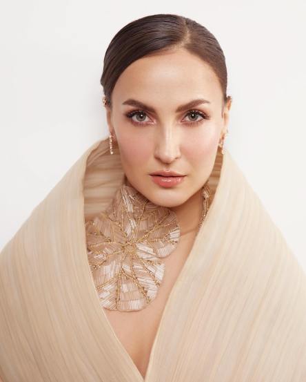 Elli Avram New Photoshoot, Latest look Viral Pictures, Elli avram golden gown photoshoot, elli avram instagram photos