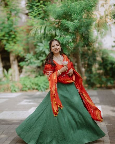 Sayali Sanjeev Khun Lehenga Look