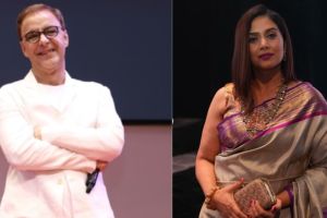 Sonali Kulkarni And Vidhu Vinod Chopra