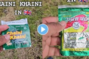 Viral Video: Man Discovers Chaini Khanis Packets Littered Across the UK