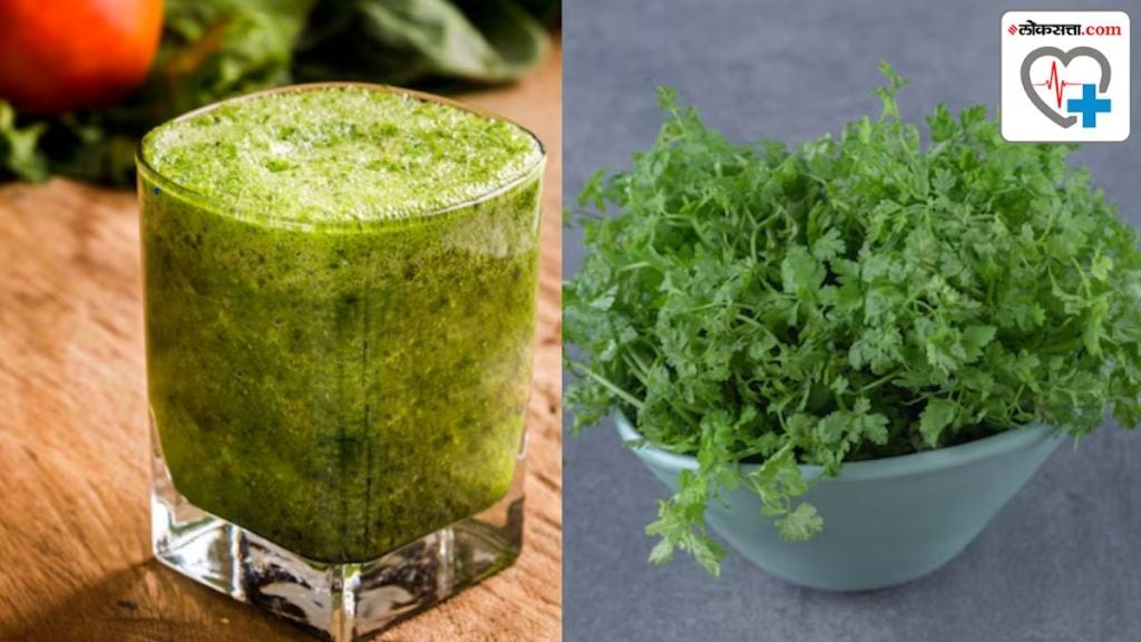 coriander juice beneficial for weight loss