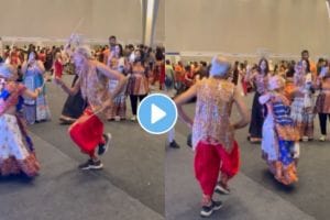 old couple dandiya dance video viral