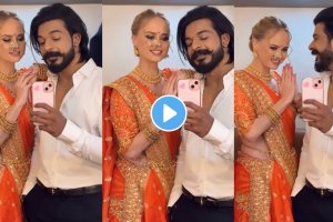 Bigg Boss Marathi season 5 fame Vaibhav Chavan and irina Video viral