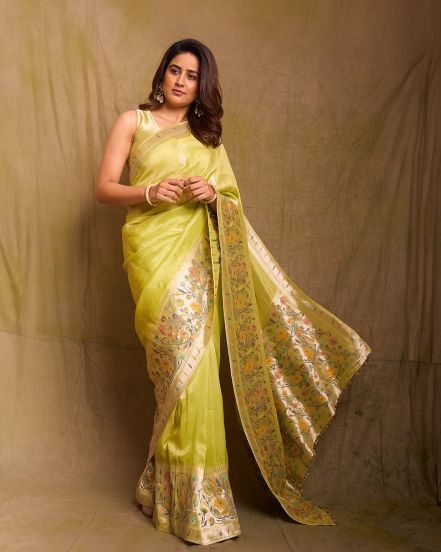 Vaidehi Parashurami Paithani Saree