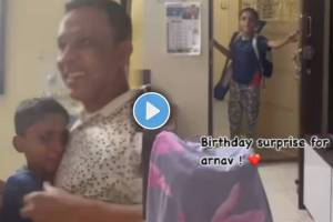 Viral Video Shows Boy receiving cricket kit gift for birthday