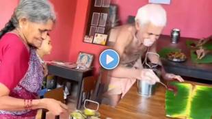 Viral video Elderly Couple In Karnataka Is Serving Unlimited Meals