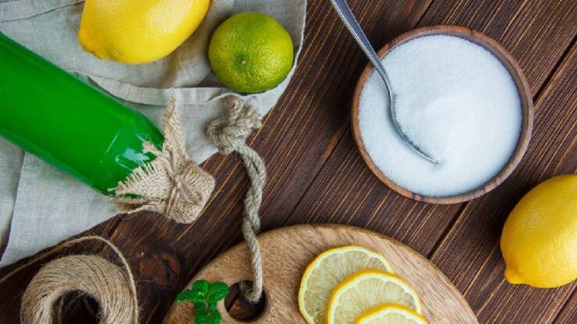 Wash Chopping Board With natural cleansers like salt or lemon juice