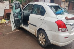 mentally ill woman Sangli, mentally ill woman damaged vehicles,