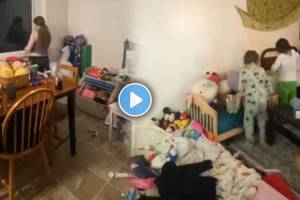 Women Living One Bedroom Apartment With Six Kids