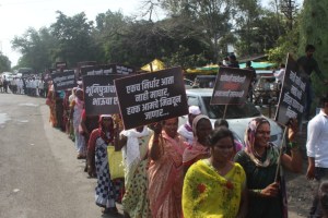 A march to the collector office for various demands of tribals nashik