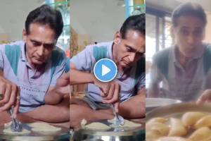 avinash narkar made karanji as diwali faral shares video wife aishwarya comment