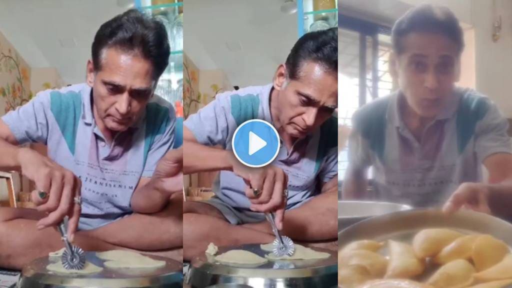 avinash narkar made karanji as diwali faral shares video wife aishwarya comment