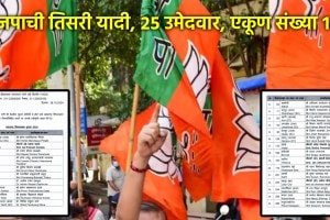 Maharashtra assembly election 2024 BJP releases third list of 25 candidates