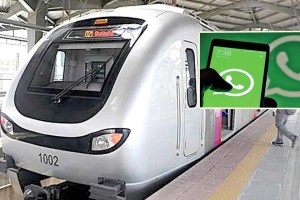 metro ticket booking on WhatsApp