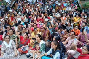 nashik protest for drinking water