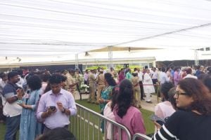 Crowd in NCPA for Ratan Tatas funeral