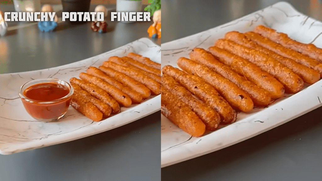 Crunchy Potato Finger Recipe easy potato recipe for snack