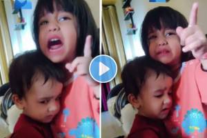 cute brother sister video