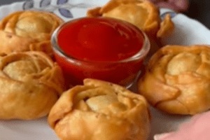 Flower Samosa Recipe easy samosa recipe crunchy and tasty