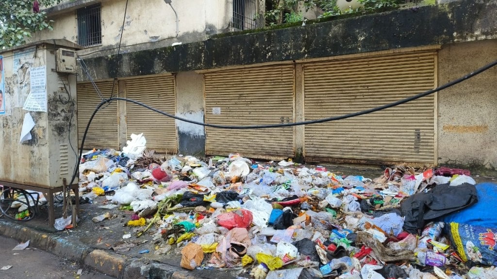 Garbage heaps in Thane due to Daighar project closed