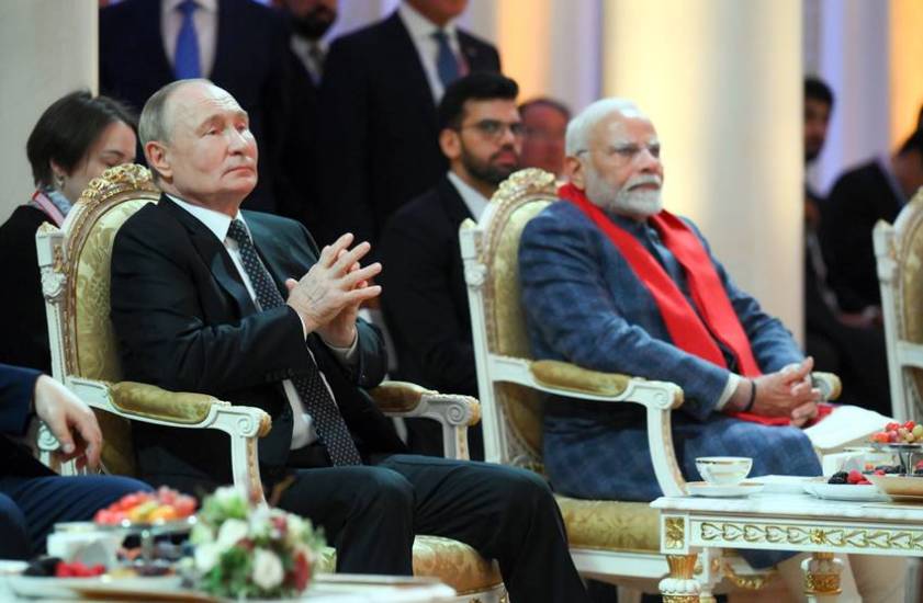 Vladimir Putin-Narendra Modi Photos