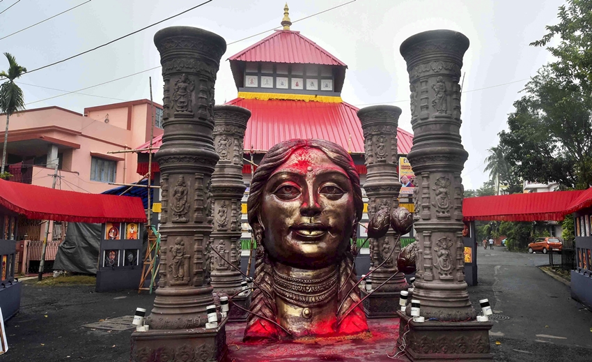 Durga Puja celebrations in Kolkata