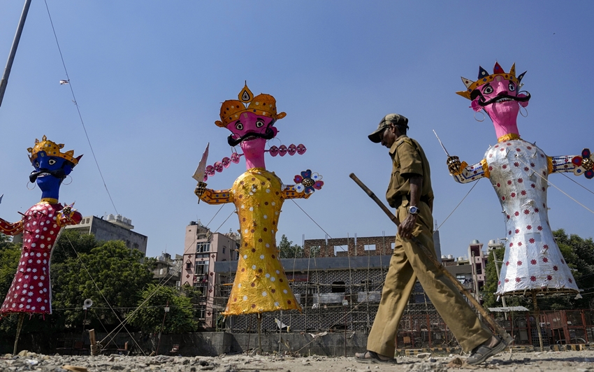 Dussehra Festival preparations