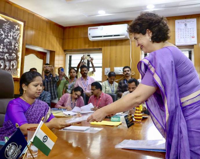 Priyanka Gandhi Saree