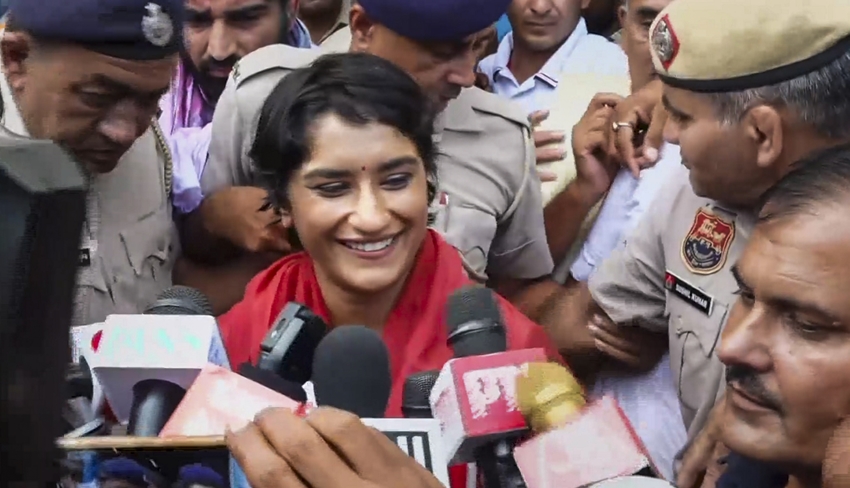 Vinesh Phogat political career