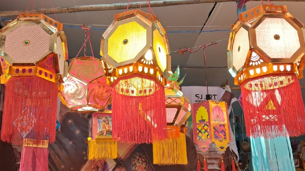 Micron thread and saree cloth lanterns are most in demand thane news