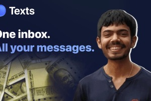 Texts owner Kishan Bagaria success story of building 400 crore from learning coding