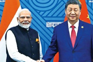 peace on border our priority pm modi tells xi jinping