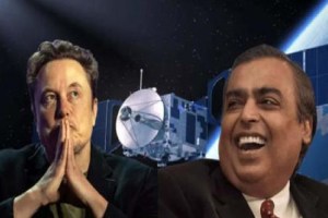 lon Musk Ambani government role in allocating spectrum for SATCOM print eco news amy 95