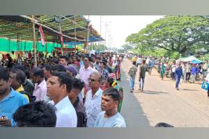 In Palghar Shramjiv Sangathans protest continues on eighth day over 6237 forest rights claims