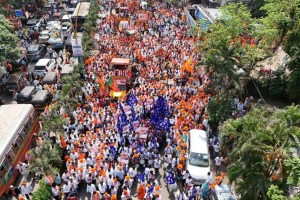 cm shinde sanjay kelkar najeeb mulla kedar dighe and sandeep pachange filed nominations for maharashtra assembly election