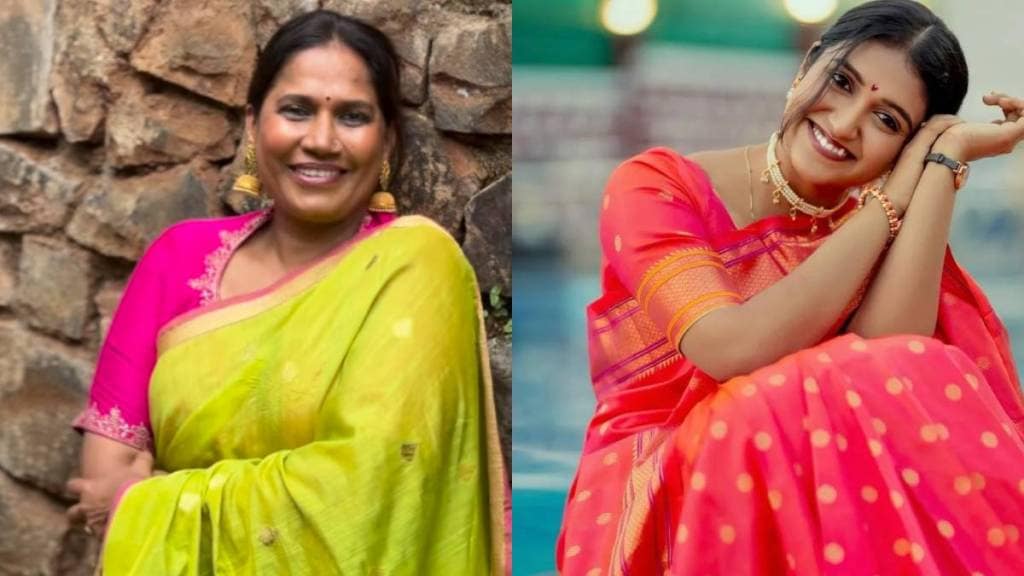 rinku rajguru gifted saree to chhaya kadam