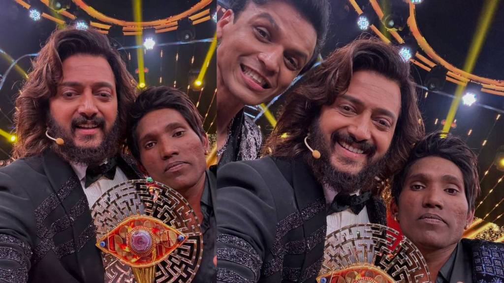 bigg boss marathi riteish deshmukh shares winning selfie with suraj chavan