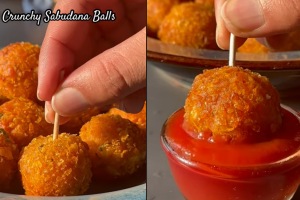 Crispy Sabudana Balls Recipe