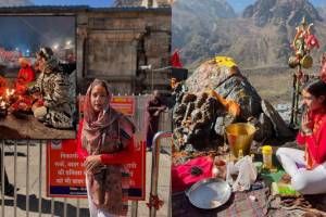 sara ali khan visit kedarnath temple